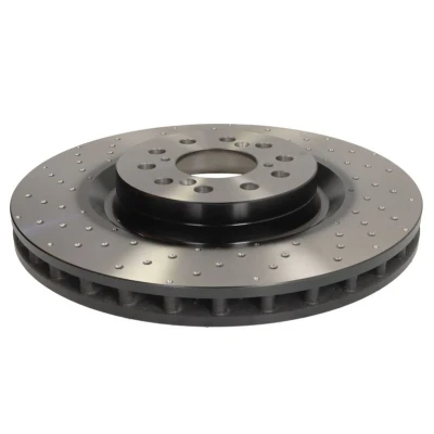 Abbildung von TRW Bremsscheibe HONDA: CIVIC 9, 10 350mm 32mm 5 loch 120mm gelocht/innenbel. lackiert hochgekohlt DF6931S 45251TV8E02 Bremsscheiben