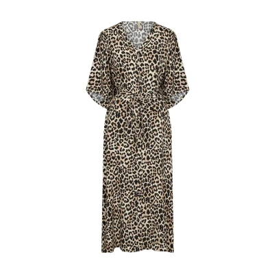 Abbildung von Soyaconcept Pietta Blusenkleid, Damen, Größe: Small, Sand
