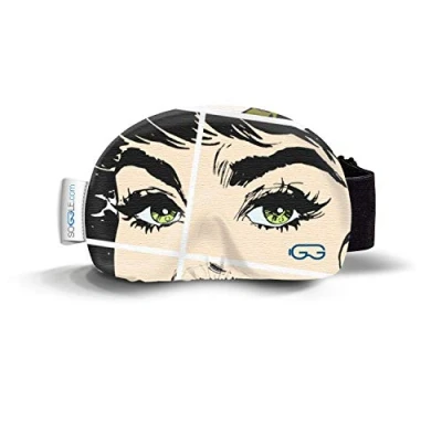 Abbildung von SOGGLE Skibrillen Schutz Überzug aus Mikrofaser (one Size), Farbe:Woman Eyes