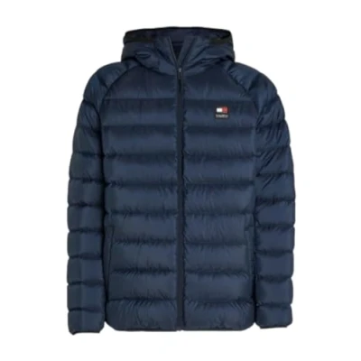 Abbildung von Tommy Jeans Hooded Jacket Daunenjacke, Herren, Größe: XL, Dark night navy