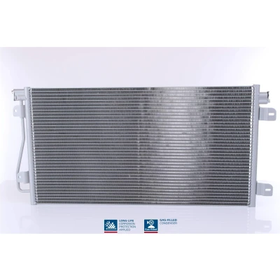 Abbildung von NISSENS 94660 Klimakondensator ohne Trockner Aluminium 690 R 134a OPEL: Movano A Van