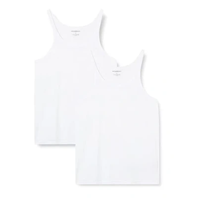 Abbildung von Emporio Armani 2 PACK Unterhemd/shirt, Herren, Größe: Small, White