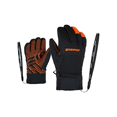 Abbildung von Ziener Kinder Ski Handschuhe/Wintersport Wasserdicht Atmungsaktiv Trendig Primaloft LANUS AS, bright orange, 4