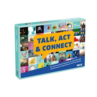 Abbildung von Talk, Act &amp; Connect: Das Kommunikationsspiel für die Psychotherapie und Beratung mit Jugendlichen Erwachsenen. 160 Karten in stabiler Box 24,1 x 15,2 3cm (Beltz Therapiespiele)