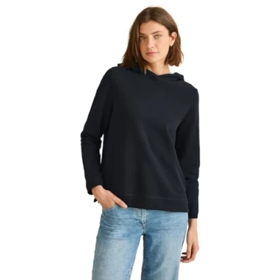Abbildung von CECIL Damen B303218 Basic Hoodie, universal Blue, S