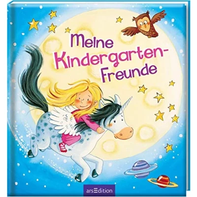 Abbildung von Meine Kindergarten Freunde (Einhorn): Freundebuch ab 3 Jahren für und Kita, Jungen Mädchen
