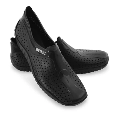 Abbildung von SEAC Unisex Adult Soft Gummischuhe für Strand, Meer, Pool und Freizeit, Männer, Frauen Kinder, Schwarz, 29/30