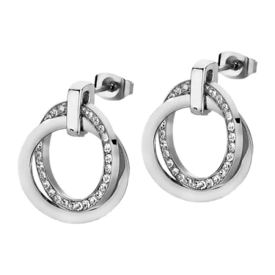 Abbildung von LOTUS STYLE Damen Ohrringe LS1780 4/1 aus der Kollektion Urban Woman Stahl, No aplica, Silber, Zirkonia