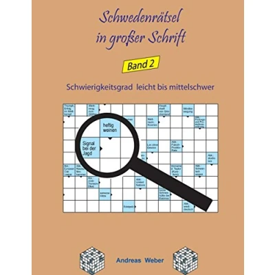 Abbildung von Schwedenrätsel in großer Schrift Band 2: Schwierigkeitsgrad leicht bis mittelschwer