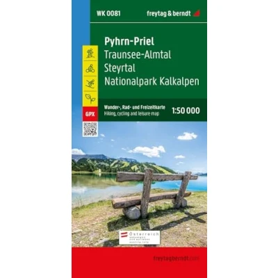 Abbildung von Pyhrn Priel, Wander , Rad und Freizeitkarte 1:50.000, freytag &amp; berndt, WK 0081: Traunsee Almtal Steyrtal Nationalpark Kalkalpen, mit Infoguide, ... (freytag berndt Freizeitkarten)