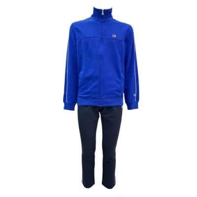 Abbildung von Champion Herren Legacy Full Zip with Logo Sweatsuit, Blau (BS008), XXL
