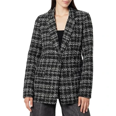 Abbildung von The Drop Blazer für Damen, Blake Lang, Schwarzer Bouclé, XXL