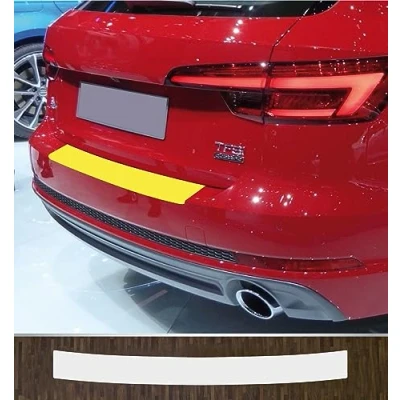 Abbildung von kompatibel mit Audi A4 B9 Avant ab 2015 Lackschutzfolie Ladekantenschutz transparent