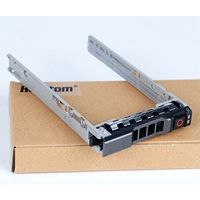 Abbildung von Heretom 2,5 Zoll SAS SATA Festplatten Rahmen 8FKXC Tray Caddy für Dell Poweredge R730 R730xd R630 R530 R430 R930 R830 T630 T530 T430 T620 T420 PowerVault MD1420 MD3420 Serie, kompatibel mit Teil