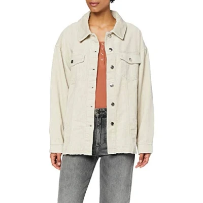 Abbildung von ONLY Onlbitten Leichte Jacke, Damen, Größe: Medium, Beige