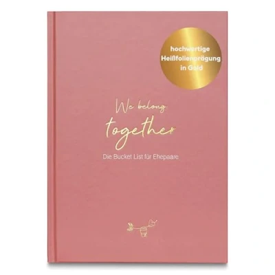 Abbildung von LEAF &amp; GOLD® Bucket List für Ehepaare I Hochzeitsgeschenk Buch zur Hochzeit Geschenk die Ehe Hochzeitstag Geschenke Valentinstag