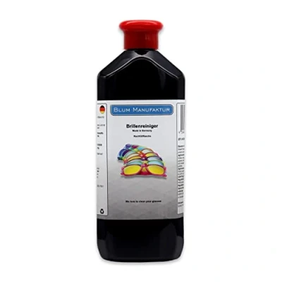 Abbildung von Blum Manufaktur 500ml Brillenreiniger Brillenspray Nachfüllflasche Streifenfreie Reinigung für Brillen Sonnenbrillen Lesebrillen Made in Germany