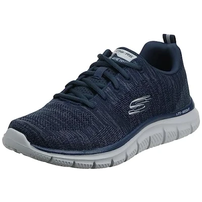 Abbildung von Skechers Herren Track Front Runner Sneaker, Navy/Grey, 46 EU