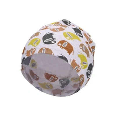 Abbildung von Sterntaler Baby Unisex Beanie Slouch Elefanten Baby, Kinderbeanie, Babymütze aus Baumwolle mehrfarbig, 45