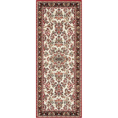 Abbildung von Home affaire Teppich »Halton«, rechteckig, 8 mm Höhe, Kurzflor, Orient Optik, mit Bordüre, Läufer, pflegeleicht, gekettelt