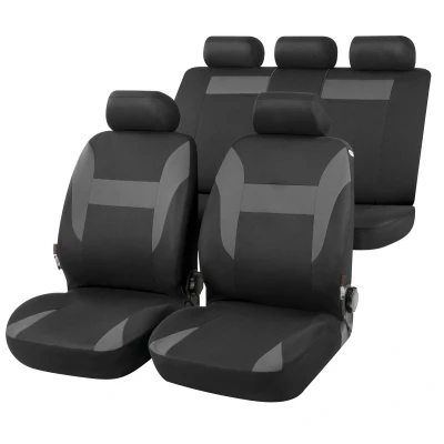 Abbildung von WALSER Nampa 13422 Sitzschonbezug grau Polyester vorne und hinten AUDI: A3 Hatchback, DACIA: Duster Off Road, FORD: Focus Mk1 Hatchback kfzteile,
