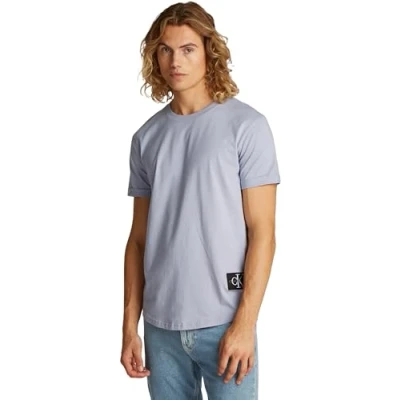 Abbildung von Calvin Klein Jeans Badge TURN UP Sleeve Tshirt basic, Herren, Größe: 3XL, Aleutian