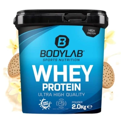 Abbildung von Bodylab24 Whey Protein Pulver, Vanillekeks, 2kg