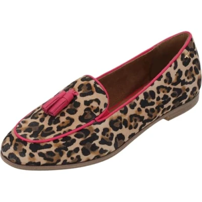 Abbildung von Tamaris Slipper, Damen, Größe: 38, Leopard comb Leder