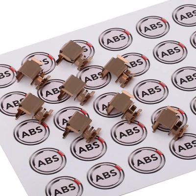 Abbildung von A.B.S. 1298Q Zubehörsatz, Scheibenbremsbelag FIAT: Grande Punto Hatchback, III Panda II VOLKSWAGEN: Caddy 3, CC, Touran I