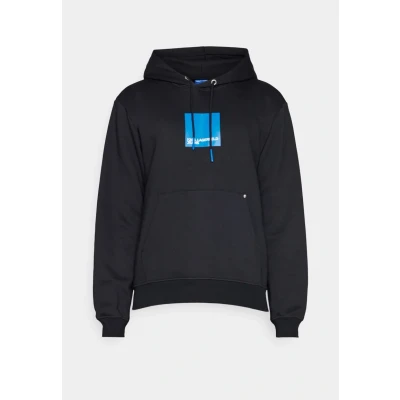 Abbildung von Karl Lagerfeld Jeans Regular LOGO Hoodie Unisex Sweatshirt, Größe: Medium, Black