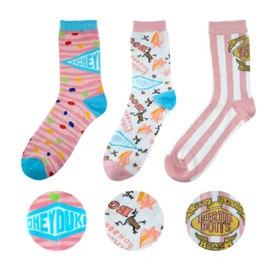 Abbildung von Cinereplicas Harry Potter Satz von 3 Honeydukes Socken Einheitsgröße Offizielle Lizenz