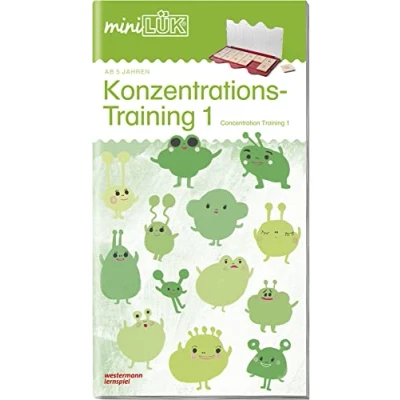 Abbildung von miniLÜK: Kindergarten/Vorschule Konzentrationstraining 1 (miniLÜK Übungshefte: Vorschule)