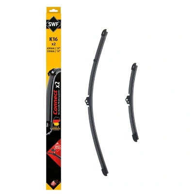 Abbildung von Scheibenwischer Swf 507865 vorne Flachbalkenwischblatt mit Spoiler FIAT: 500 Hatchback, C Convertible, 500e
