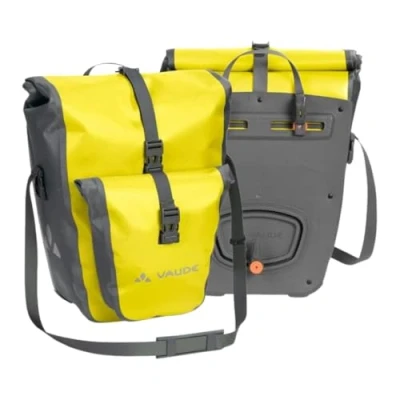 Abbildung von VAUDE Fahrradtaschen für Gepäckträger Aqua Back Plus, 2 x Hinterradtaschen wasserdicht, 51 Liter Gesamtvolumen, Fahrrad Gepäckträgertasche hinten, einfache Befestigung Made in Germany