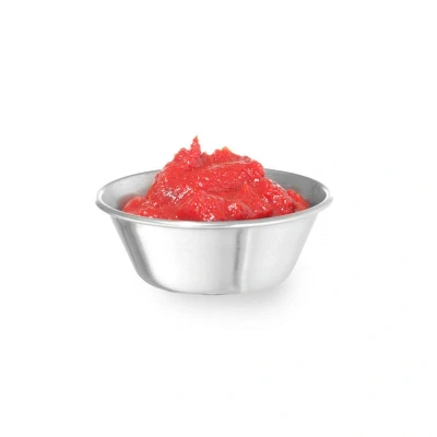 Abbildung von HENDI Saucenschälchen rund 12 Stück Edelstahl 175 ml stapelbar 8,5 cm, Dipschale, Schalen Set, Servierschalen, Schüsselchen