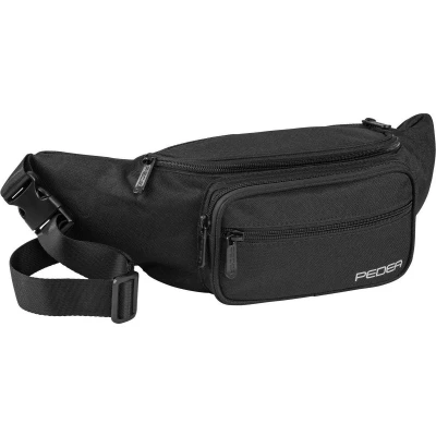 Abbildung von PEDEA Gürteltasche *Trend* wasserdichte Bauchtasche Hüfttasche mit Reißverschluss für Damen und Herren, Gr. L schwarz