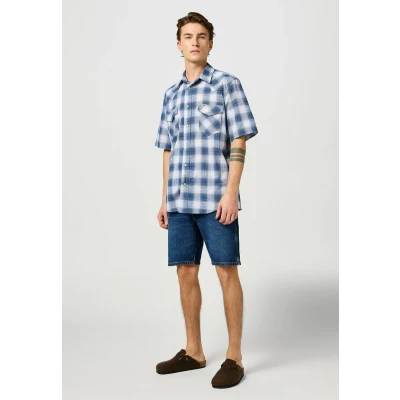 Abbildung von Wrangler Texas Jeans Shorts, Herren, Größe: 30, Royal blue