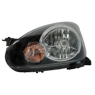 Abbildung von VALEO ORIGINAL PART 043008 Scheinwerfer links H4 Halogen transparent mit Abblendlicht, Fernlicht für Rechtsverkehr Stellmotor LWR
