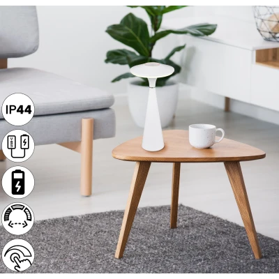 Abbildung von TRIO Leuchten LED Tischleuchte »TORREZ«, 1 flammig, Leuchtmittel Board fest integriert, in Outdoor Akku Tischlampe mit USB C, dimmbar, Lichtfarbe einstellbar