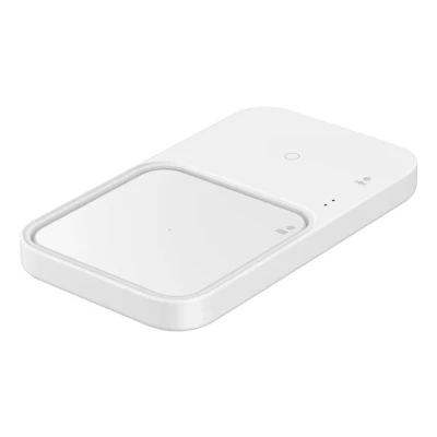 Abbildung von Wireless Charger Duo von Samsung Weiß Kunststoff