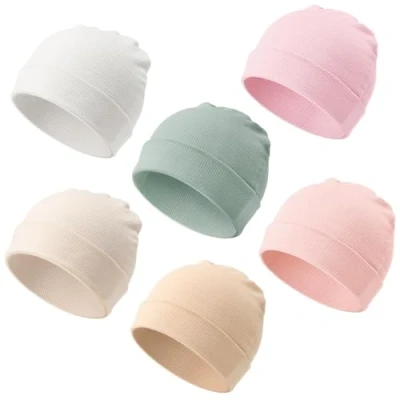 Abbildung von DRESHOW Neugeborenes Baby Mütze Hut Beanie Bekleidung Unisex Infant Kindergarten Jungen Mädchen 3 24 Monate