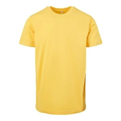 Abbildung von Build Your Brand Herren T Shirt Round Neck, Basic für Männer, Rundhalsausschnitt, Baumwolle