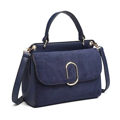 Abbildung von Miss Lulu Damen LB6871 NY Umhängetasche, Blau