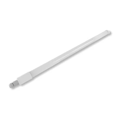 Abbildung von REV Feuchtraumleuchte LED Slim Pro 116cm, IP65, 18W, 1800lm, ideal als Wand oder Deckenlampe Werkstattlampe, Kellerlampe, weiß