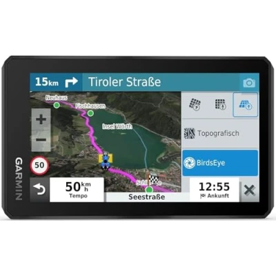 Abbildung von Garmin zūmo XT wasserdichtes Motorrad Navi für On &amp; Offroad Mit ultrahellem 5,5“ (14 cm) HD Touchdisplay und vorinstallierter EU Karte. Adventurous Routing, Satellitenbildern, Schwarz