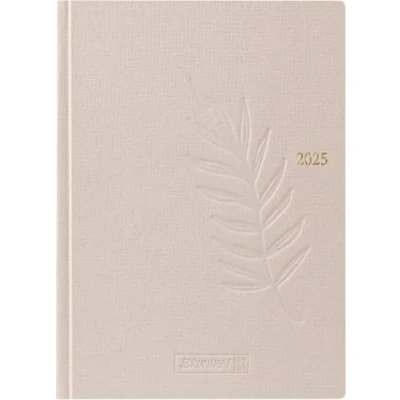 Abbildung von BRUNNEN Taschenkalender Modell 731 (2025), 2 Seiten = 1 Woche, A6, 176 Seiten, Naturkarton, hanf
