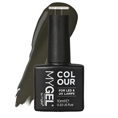 Abbildung von Mylee Gel Nagellack 10 ml[Deep Olive] UV/LED, Maniküre, Pediküre, für professionellen Gebrauch im Salon sowie zu Hause Lang anhaltend und mühelos aufzutragen