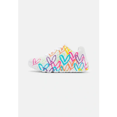 Abbildung von Skechers UNO LITE Sneaker low White/neon multicoloured für Kinder, Größe: 28, multi coloured Schuhe