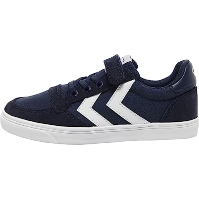 Abbildung von Hummel Slimmer Stadil Sneaker low für Kinder, Größe: 34, Dress blue Schuhe