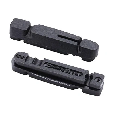 Abbildung von BBB Cycling Fahrrad Bremsbacken, Bremsschuhe v brake, 2 Paar (4 Insgesamt) BBS 27, Schwarz